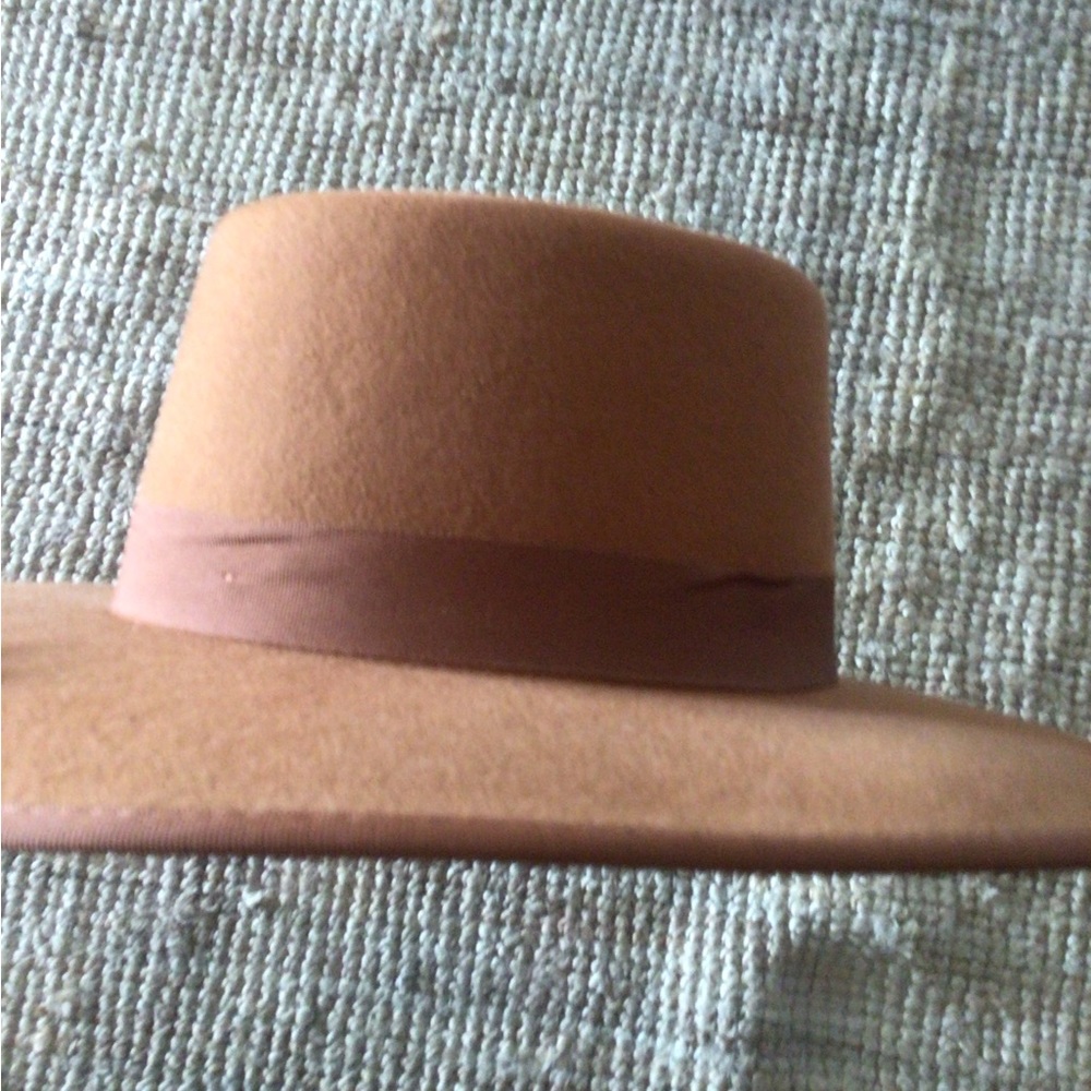 Rare Wyeth rich cocoa wool boater - Picture 5 of 5